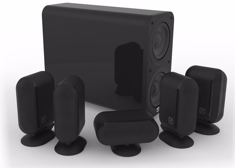 Q Acoustics 7000i 5.1 Plus zwart - Speaker set