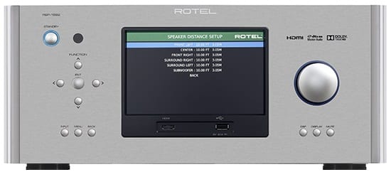 Rotel RSP-1582 zilver - Surround processor