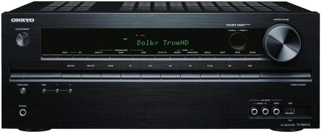 Onkyo TX-NR414 zwart - AV Receiver