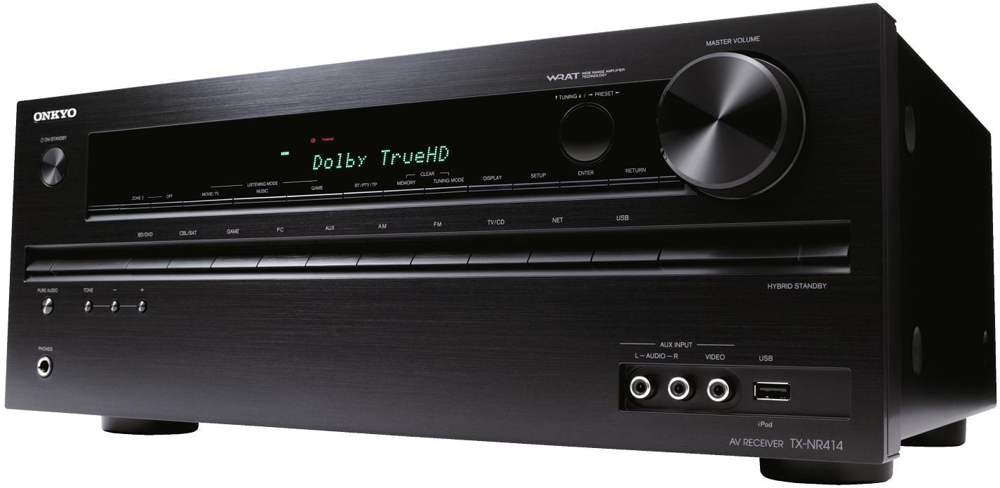 Onkyo TX-NR414 zwart - AV Receiver