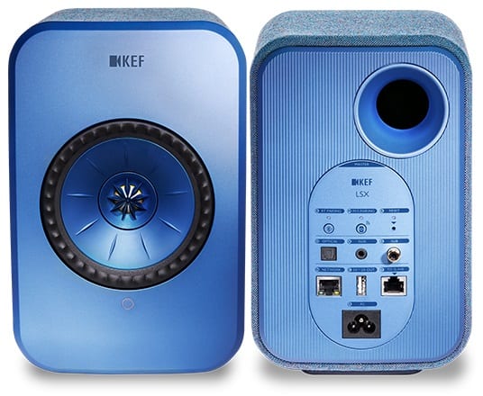 KEF LSX blauw - paar - Wifi speaker