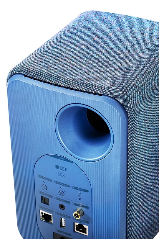 KEF LSX blauw - detail - Wifi speaker