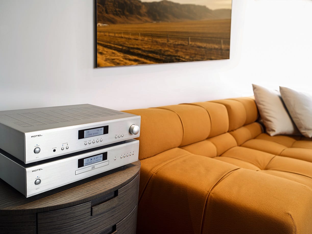 Rotel CD-11 zilver - lifestyle - CD speler