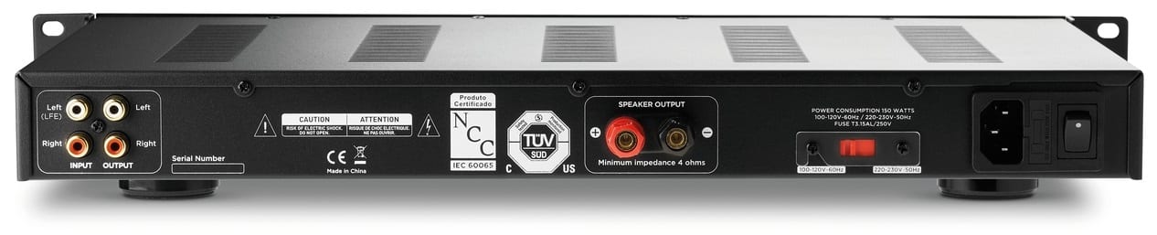 Focal 100 IWSUB8 Amp - achterkant - Inbouw speaker accessoire