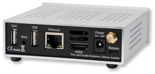 Pro-Ject Stream Box S2 Ultra zilver - achterkant - Audio streamer