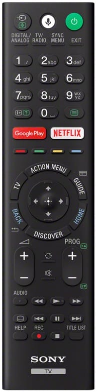 Sony KD-65XE8599 - afstandsbediening - Televisie