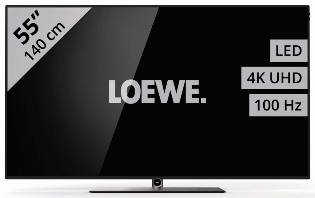 Loewe Bild 1.55 UHD zwart - Televisie