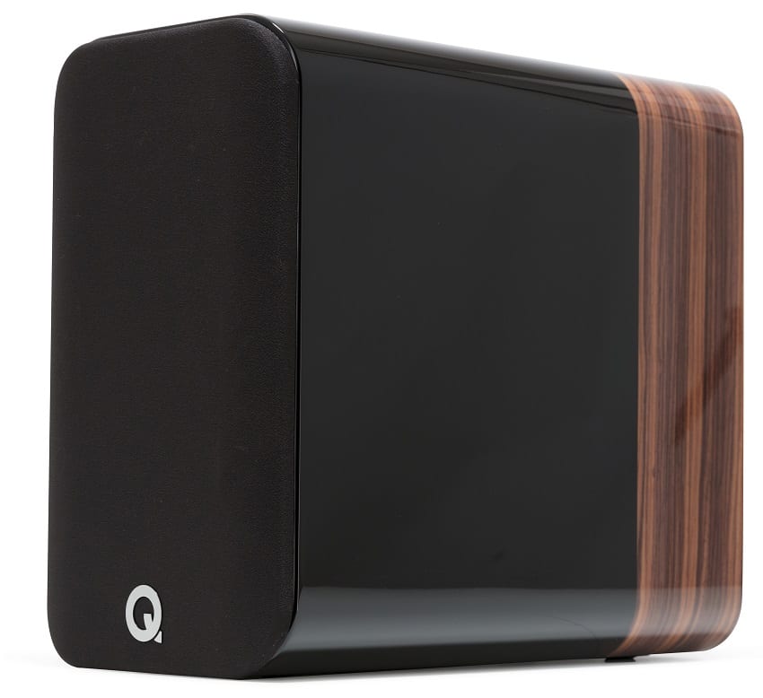 Q Acoustics Concept 300 + stands zwart/rosewood - Boekenplank speaker