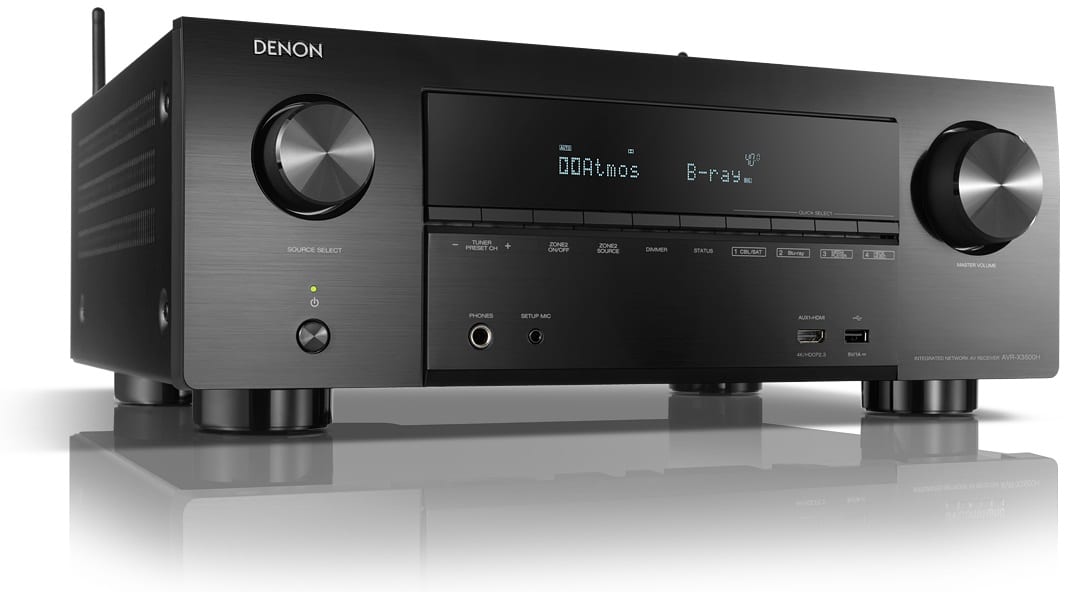 Denon AVR-X3600H zwart - frontaanzicht - AV Receiver