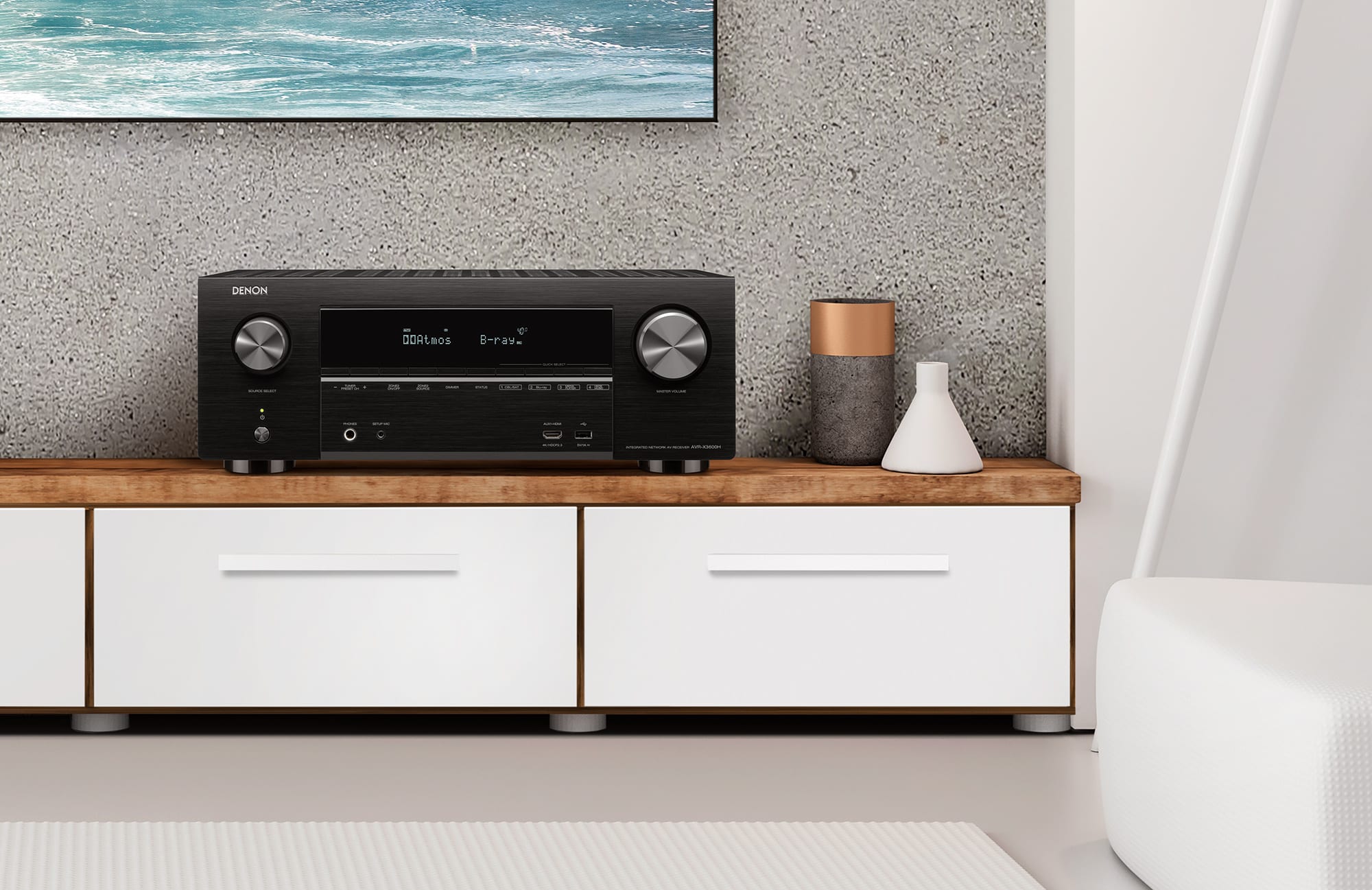 Denon AVR-X3600H zwart - lifestyle - AV Receiver