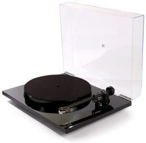 Rega Planar 1 Plus Carbon zwart hoogglans