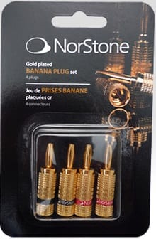 Norstone Banana plugs - Banaanstekker