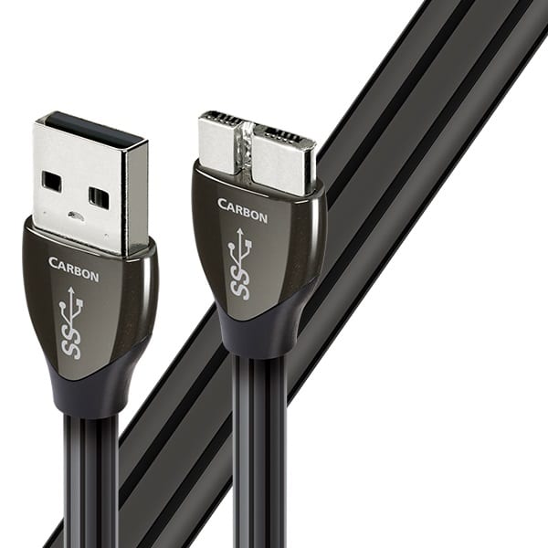 AudioQuest USB 3.0 A/3.0 Micro Carbon 3,0 m. - USB kabel