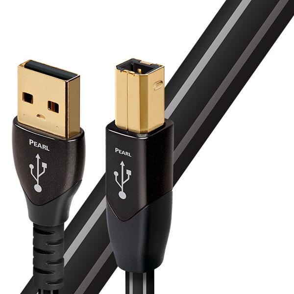 AudioQuest USB A/B Pearl 0,75 m. - USB kabel