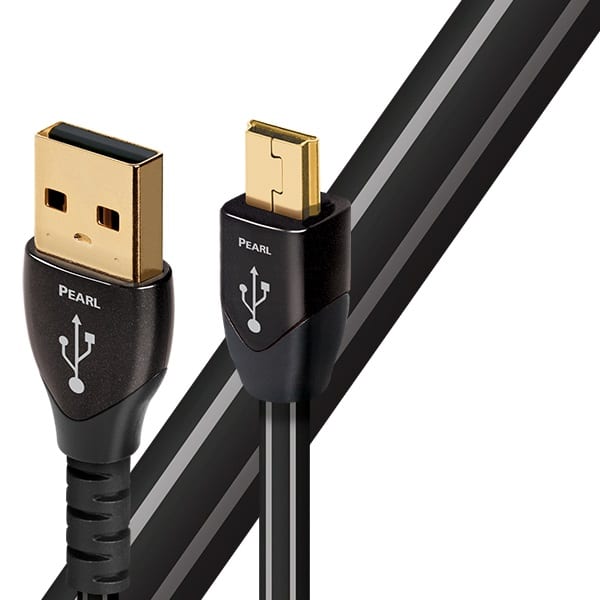 AudioQuest USB A/Mini Pearl 1,5 m. - USB kabel