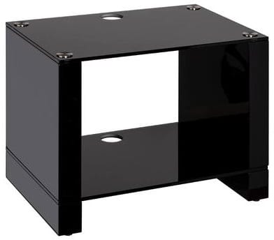 Blok STAX 450X zwart / zwart glas - Audio meubel