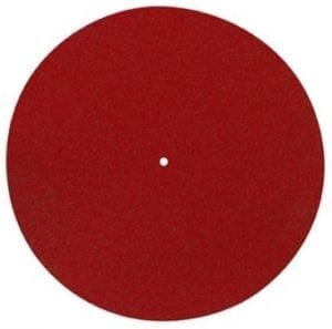 Pro-Ject Viltmat 28 cm rood