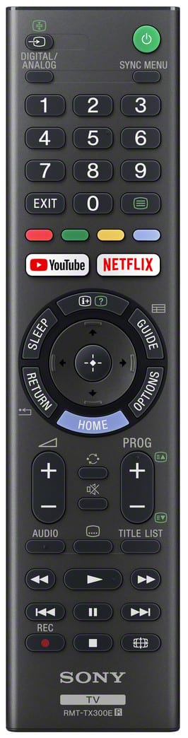 Sony KD-55XG7005 - afstandsbediening - Televisie