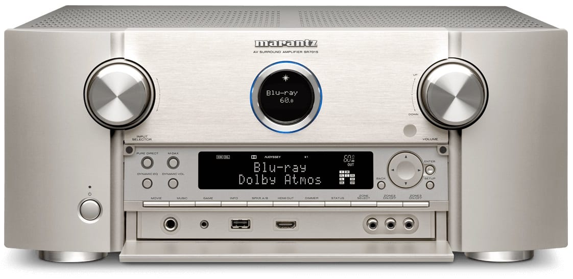 Marantz SR7015 zilver/goud - AV Receiver