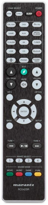 Marantz SR5015 zilver/goud - afstandsbediening - AV Receiver