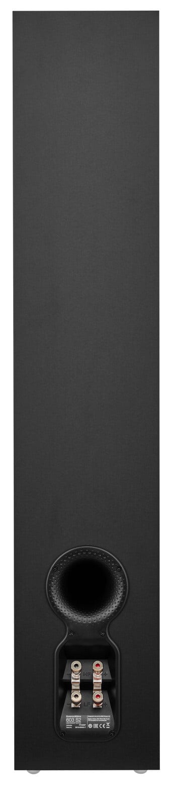 Bowers & Wilkins 603 S2 Anniversary Edition zwart - achterkant - Zuilspeaker