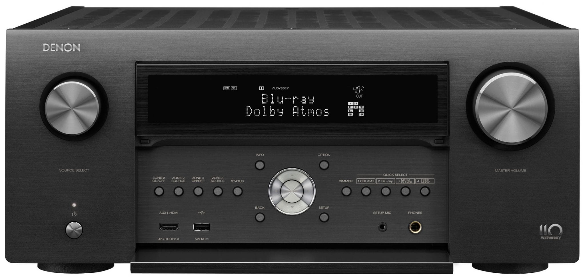Denon AVC-A110 silver graphite - AV Receiver