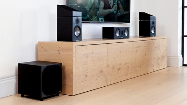 Monitor Audio Bronze AMS zwart - lifestyle - Surround speaker