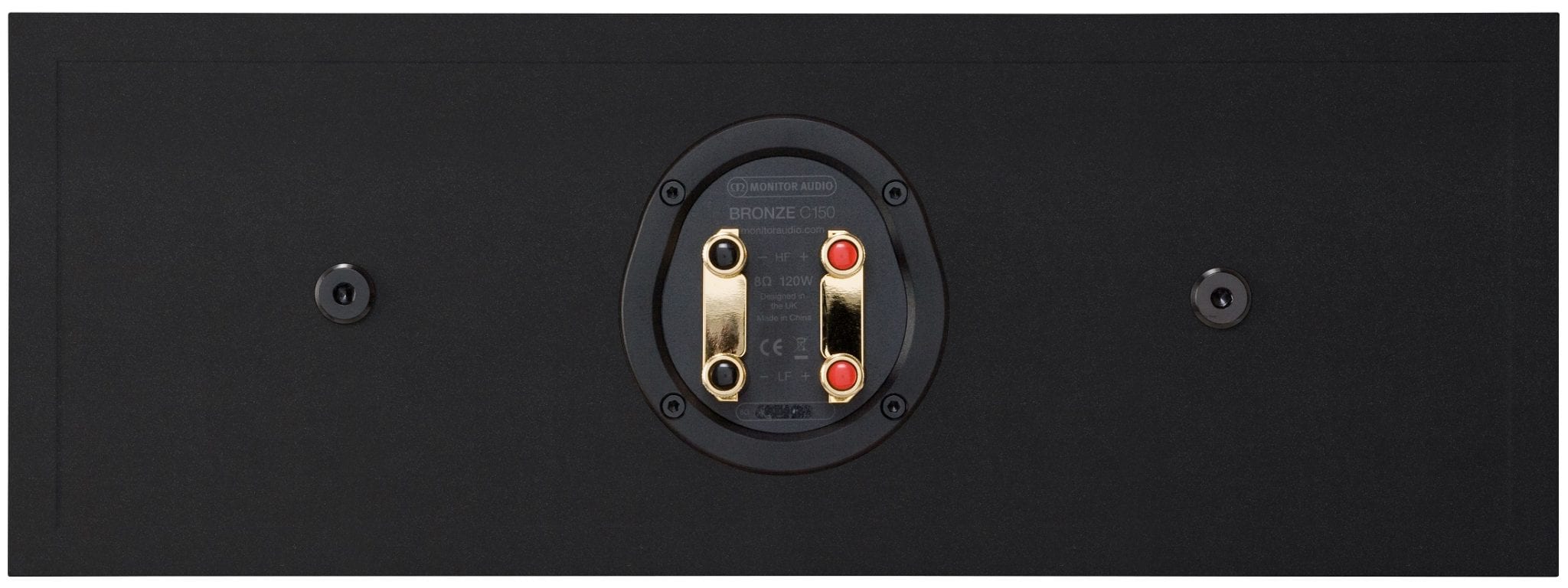 Monitor Audio Bronze C150 zwart - achterkant - Center speaker