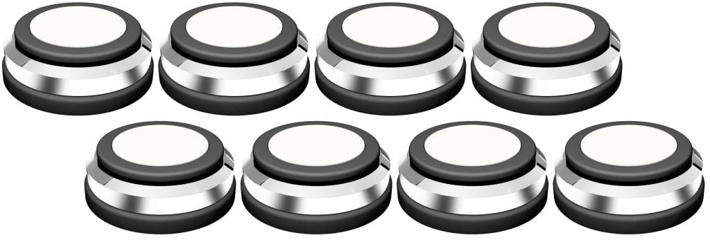 Audio Selection Dempers Small 45mm zilver