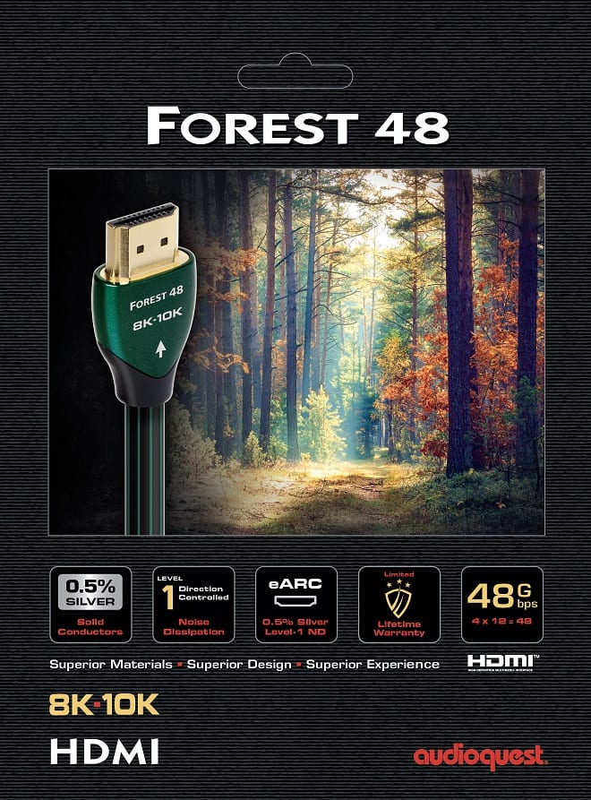 AudioQuest HDMI Forest 48 0,6 m. - HDMI kabel