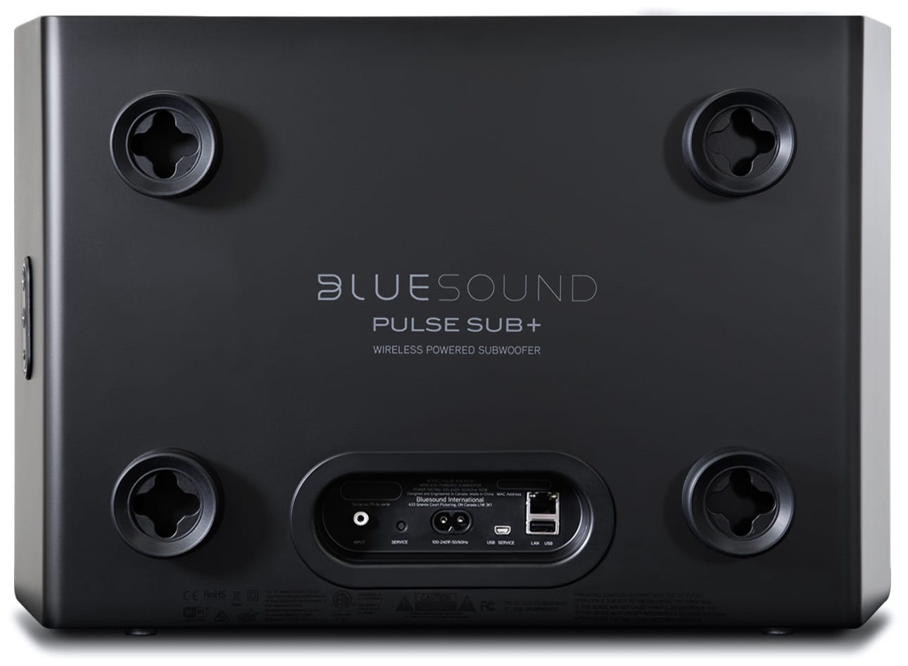 Bluesound Pulse Sub plus zwart - Subwoofer