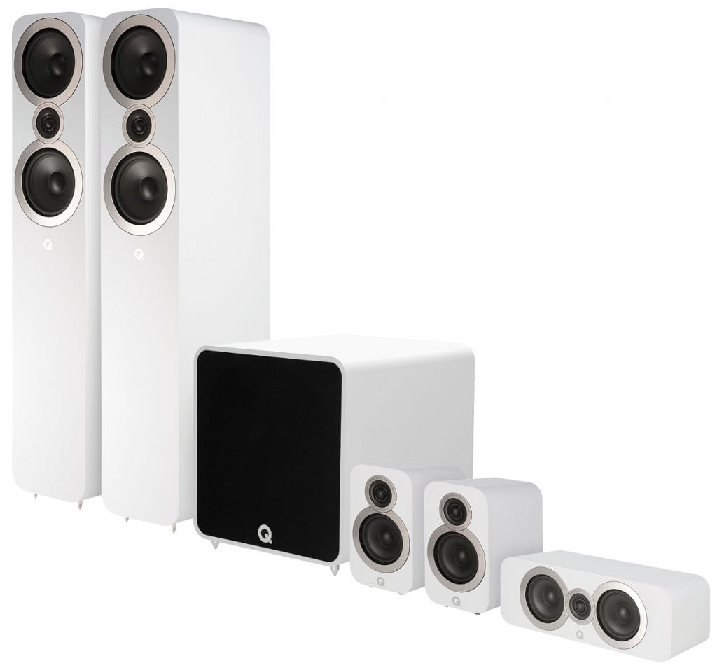 Q Acoustics 3050i Plus Cinema Pack wit - Speaker set
