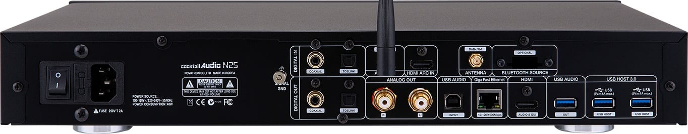 CocktailAudio N25 zwart - adapter - Audio streamer