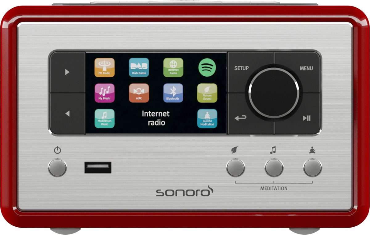 Sonoro Relax SO-810 V2 rood - Radio