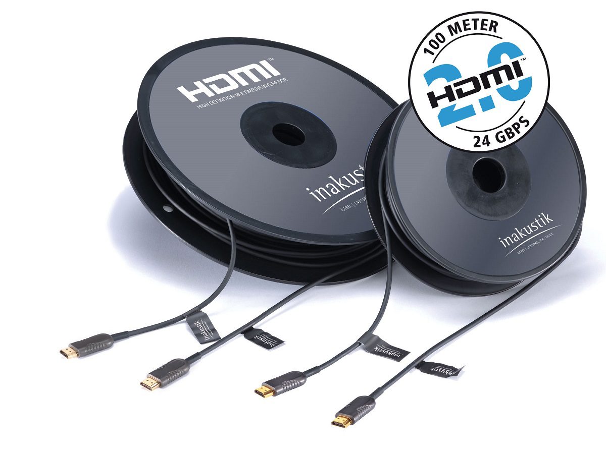 Inakustik Excellence HDMI 2.0 Optical 100,0 m. - HDMI kabel