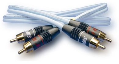 Supra Dual-RCA 1,0 m. - RCA kabel