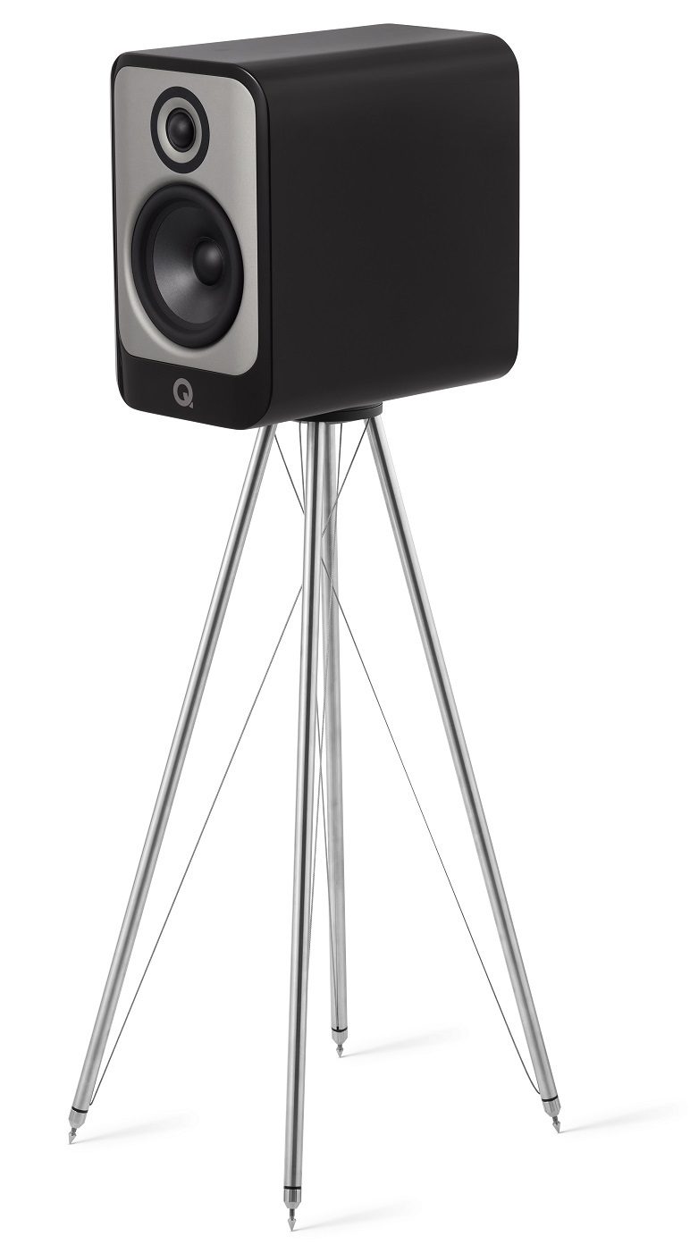 Q Acoustics Concept 30 zwart hoogglans - Boekenplank speaker