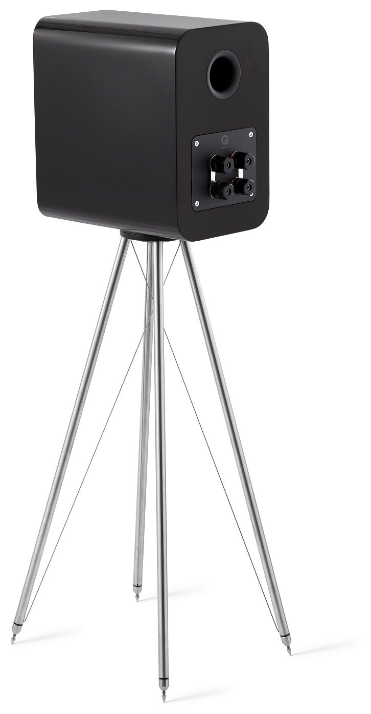 Q Acoustics Concept 30 zwart hoogglans - Boekenplank speaker