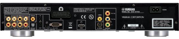 Yamaha DVD-S1700 zwart - achterkant - DVD speler