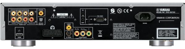 Yamaha DVD-S2700 titaan - achterkant - DVD speler
