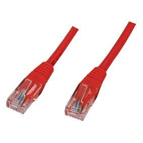 HQ UTP-0008 CAT5e netwerkkabel 3,0 m. rood