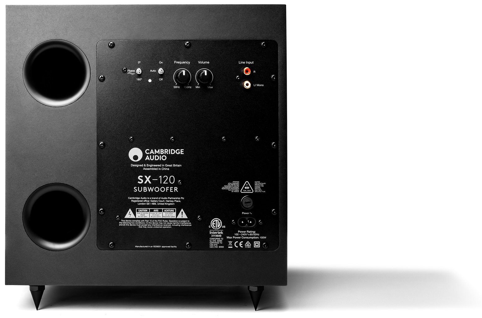 Cambridge Audio SX-120 zwart mat - Subwoofer