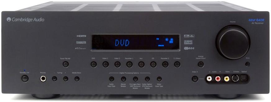 Cambridge Audio 640R zwart - AV Receiver