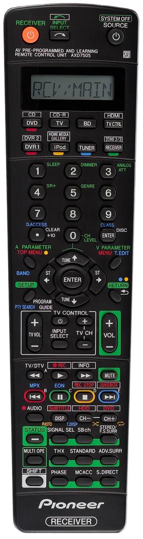 Pioneer VSX-LX70 - afstandsbediening - AV Receiver