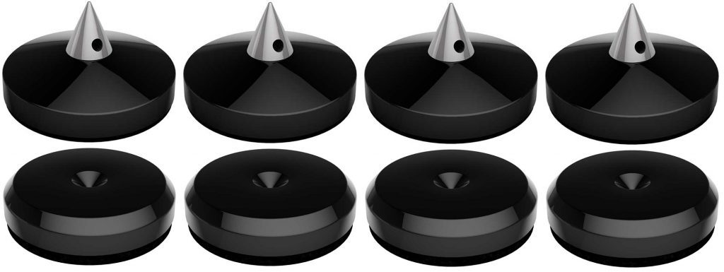 Audio Selection Spikes 30mm + discs zwart - Speaker spike