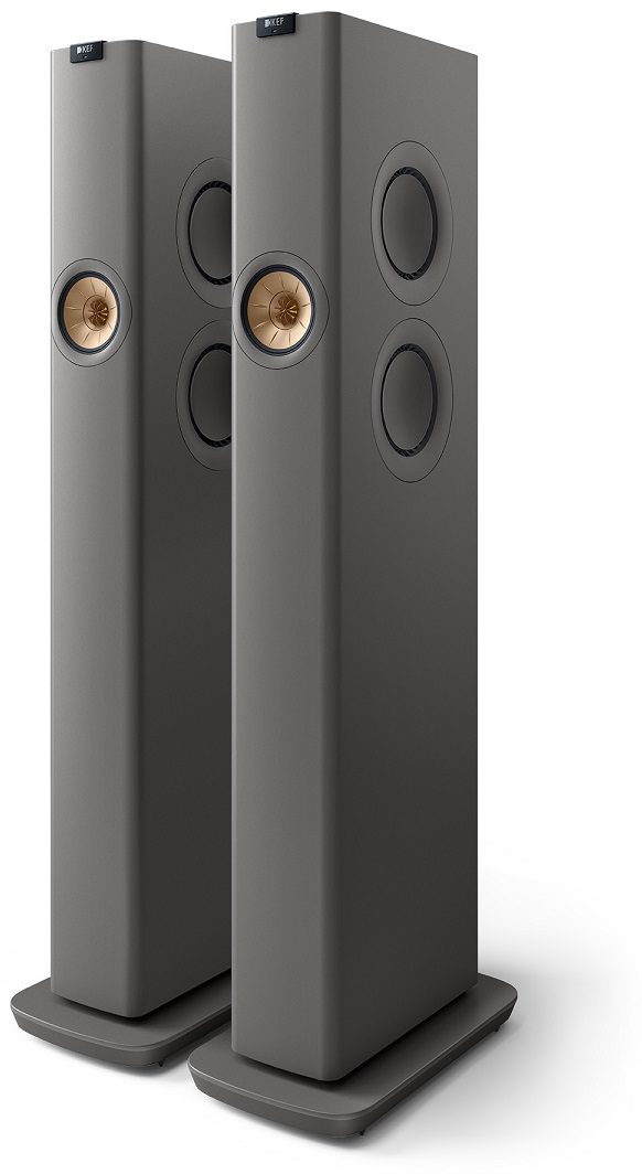 KEF LS60 Wireless titanium grey