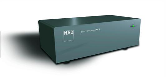 NAD PP2 graphite - Phono voorversterker