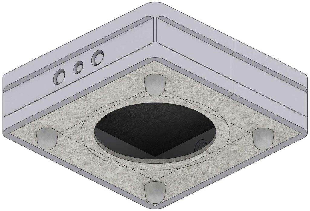 B-system Euroboxx S - Inbouw speaker accessoire