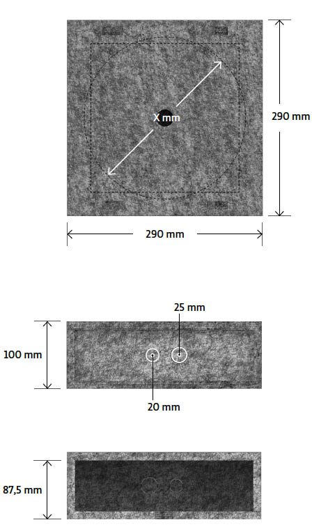 B-system Secoboxx Ceiling XS - Inbouw speaker accessoire