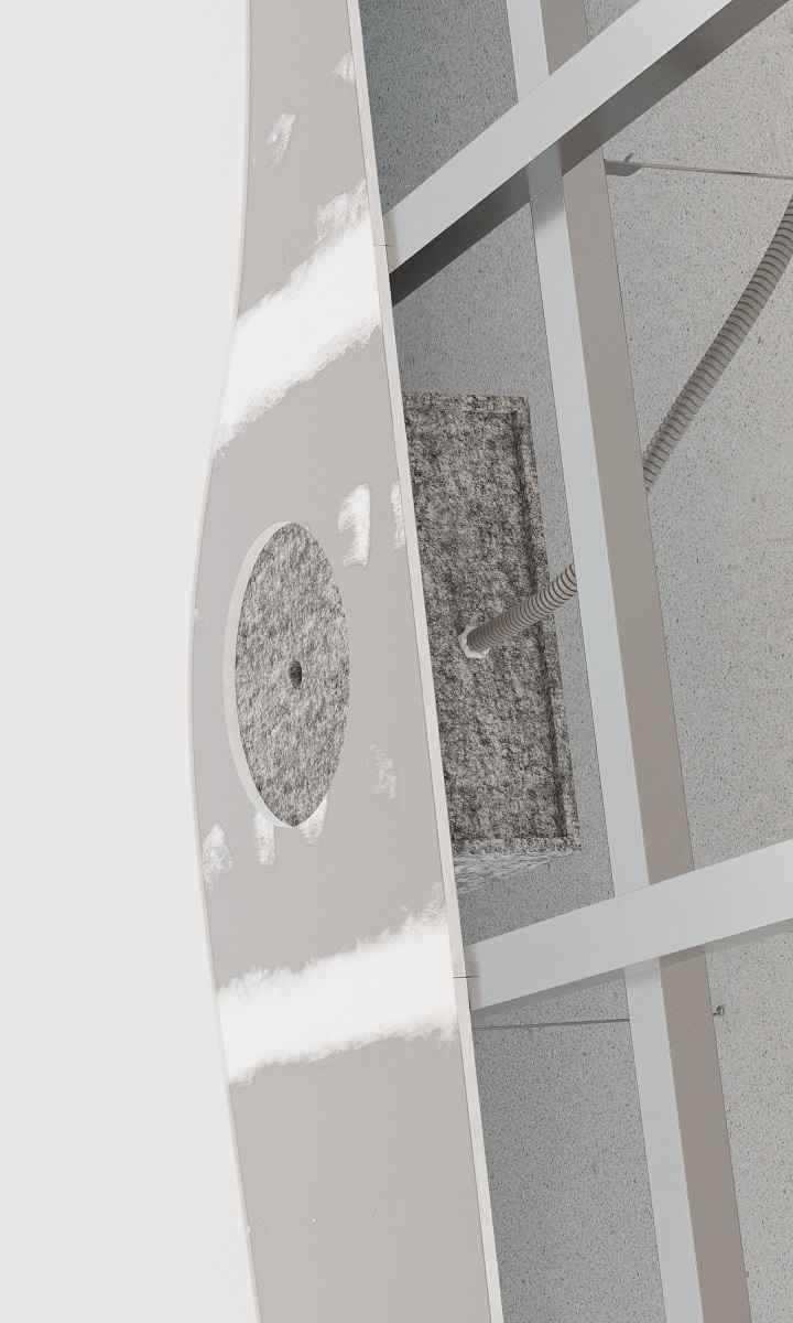 B-system Secoboxx Wall S - Inbouw speaker accessoire